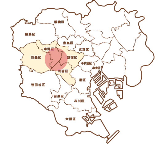 東京エリアマップ